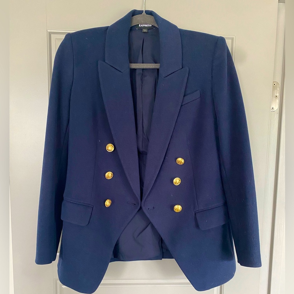 Express double breasted blazer